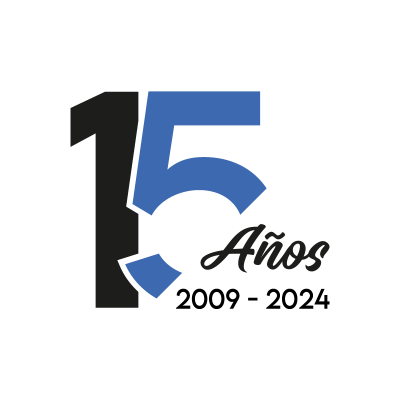logo 15 años pc fusión aniversario